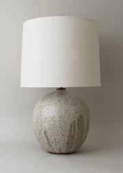 Large Orb Lamp in Mottled Ivory - Victoria Morris